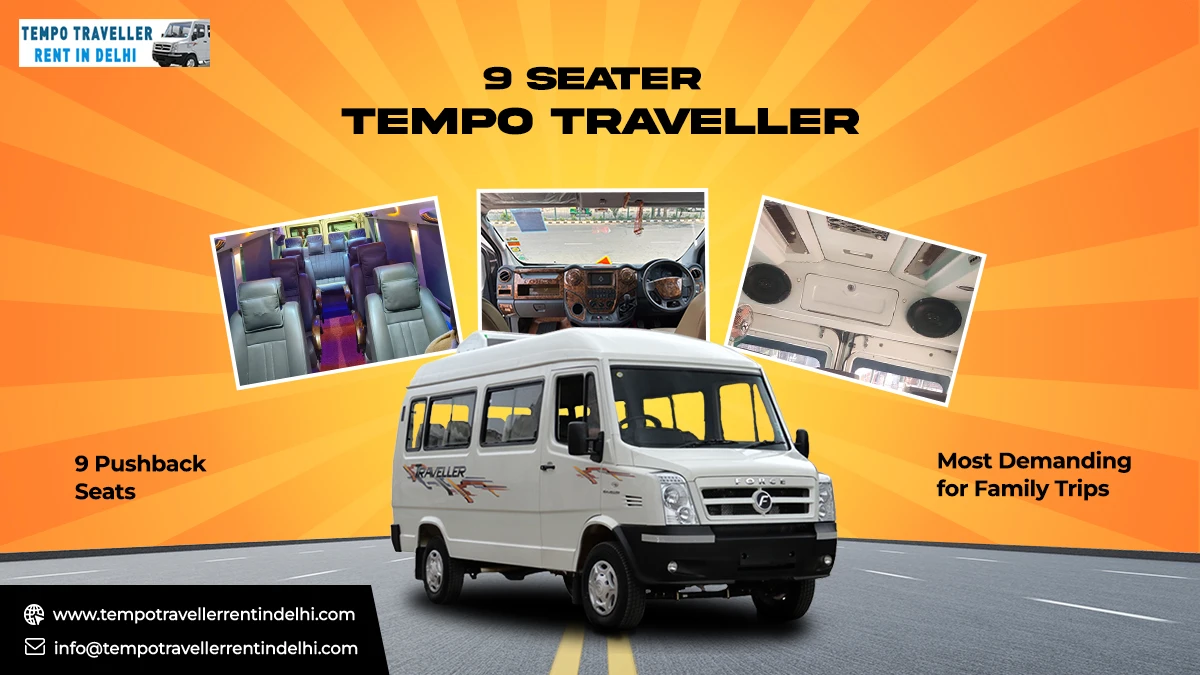 9 Seater Tempo Traveller
