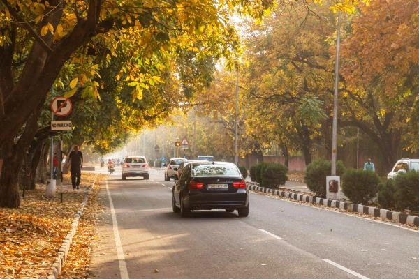 Distance and travel time from Delhi to Chandigarh