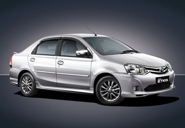 Toyota Etios Hire in Delhi