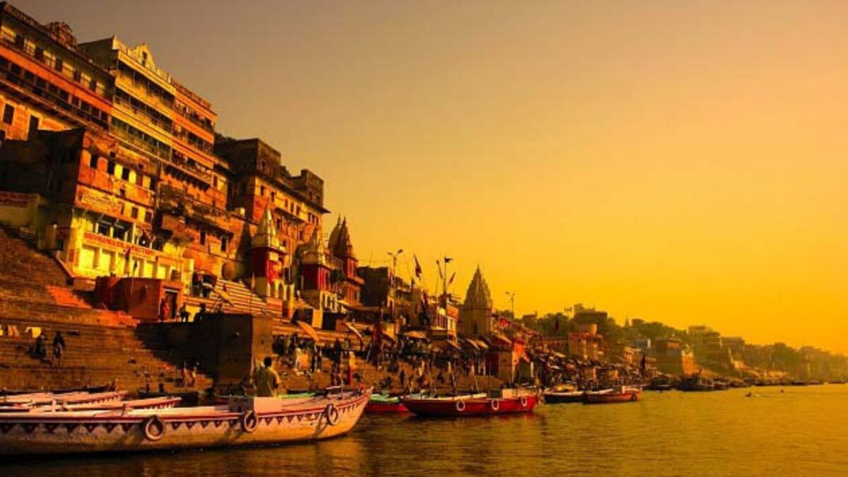 the sunrise offers ethereal beauty of Varanasi