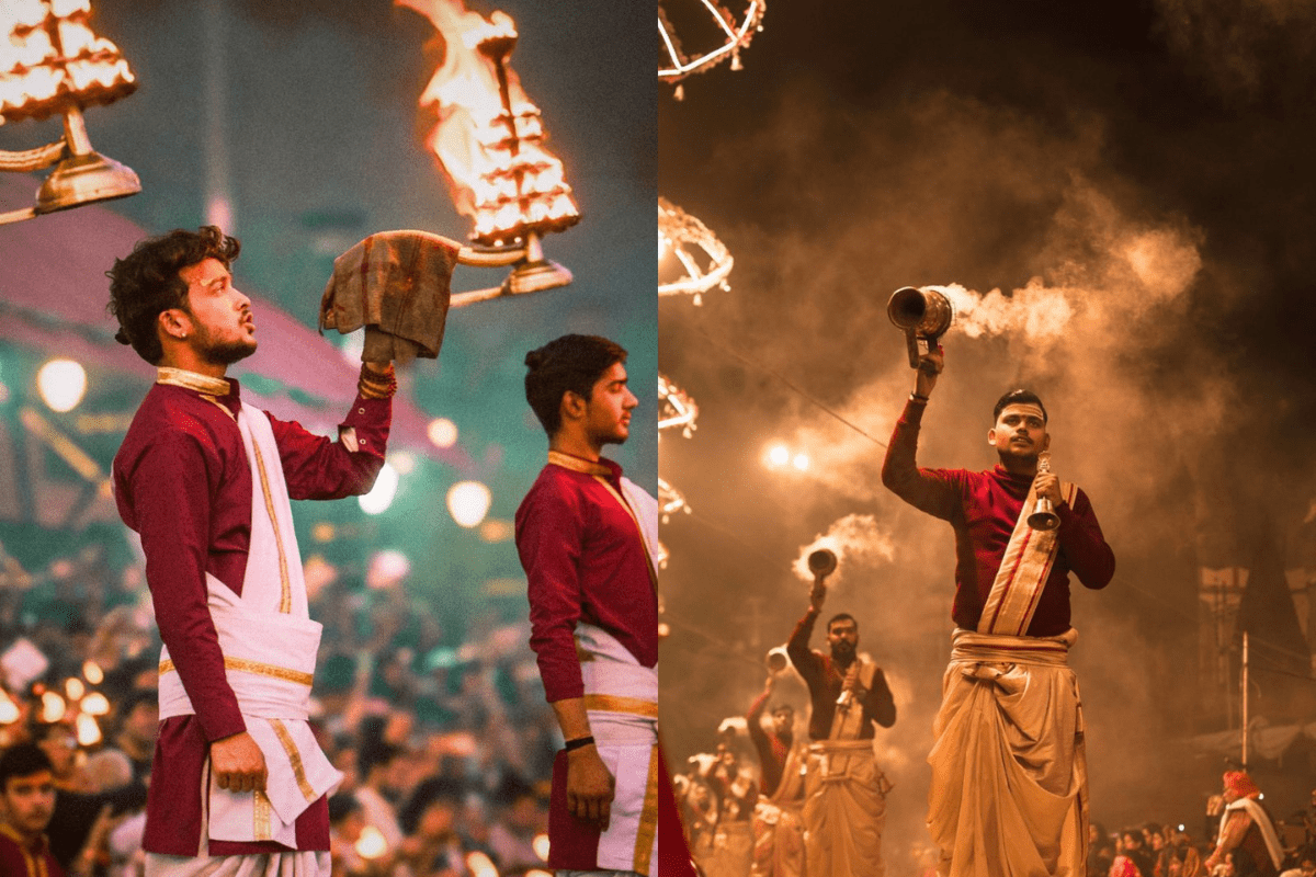 Ganga Aarti A sacred ritual on the Char Dham Yatra.