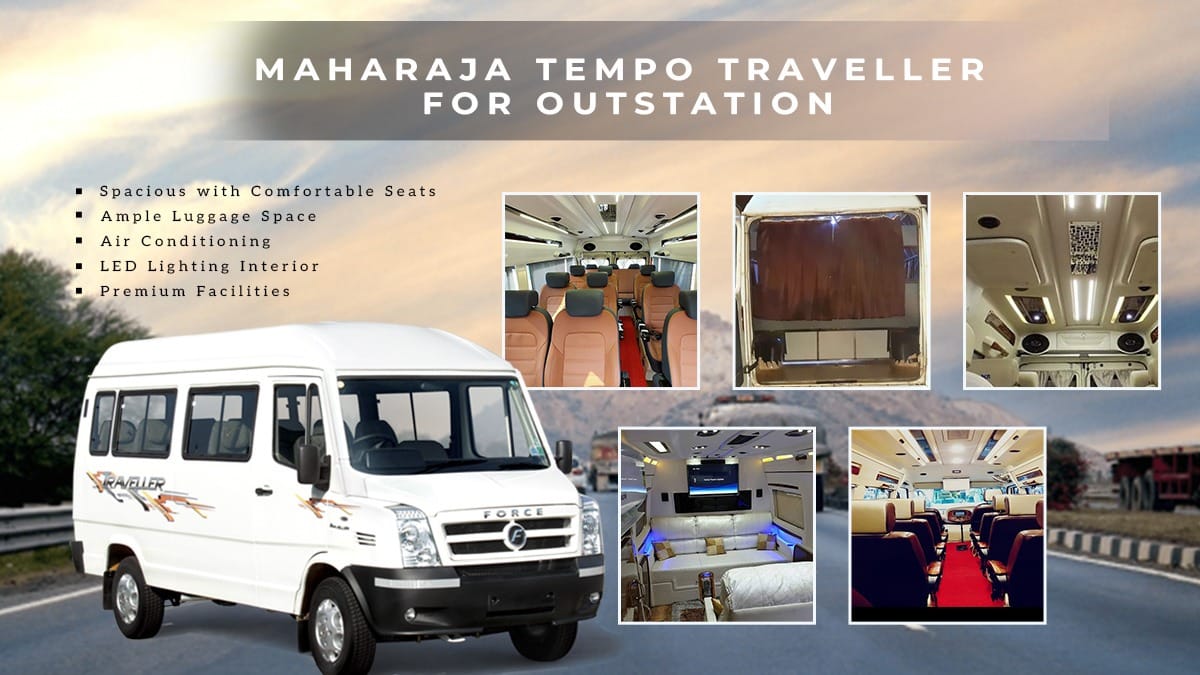Maharaja Tempo Traveller for Outstation Tour