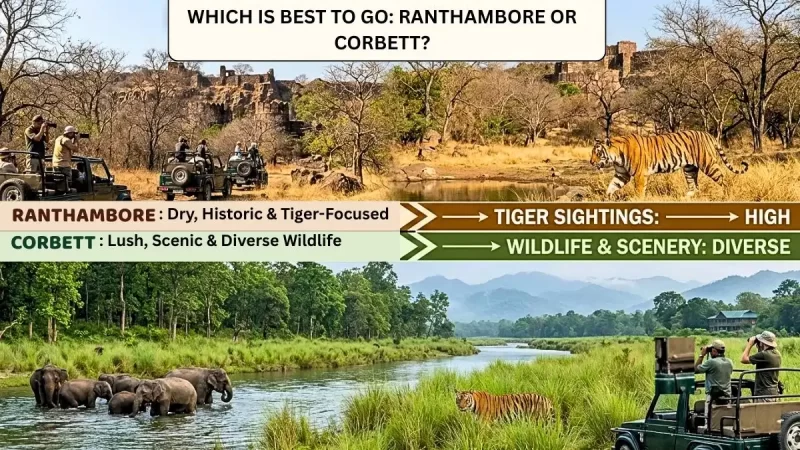 Which is Best to Go: Ranthambore or Corbett?