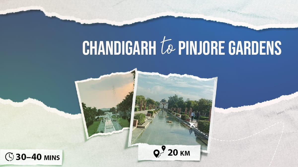 Chandigarh to Pinjore Gardens