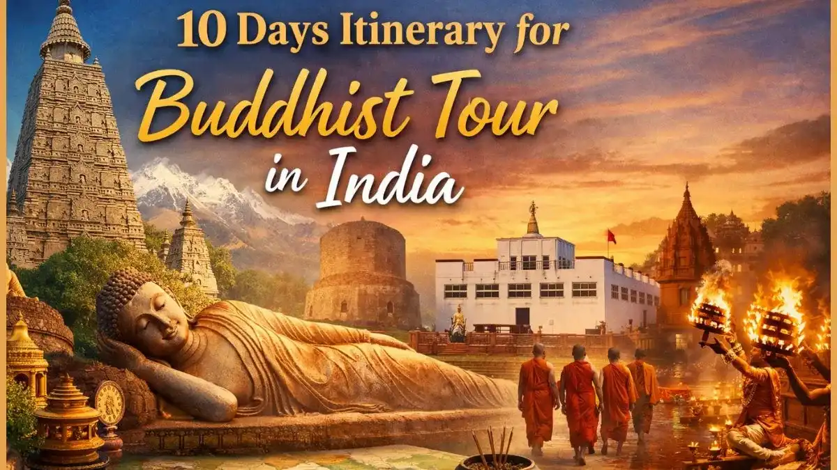 10 Days Itinerary for Buddhist Tour in India