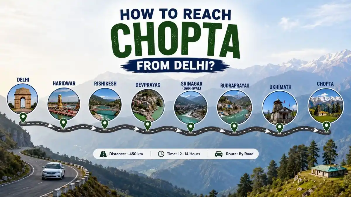 Delhi to Chopta