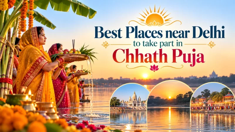 Places near Delhi for Chhath Puja Celebration