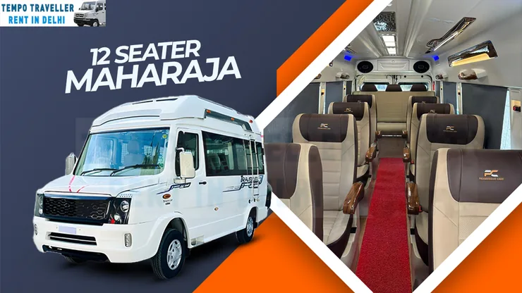 12 Seater Maharaja Tempo Traveller
